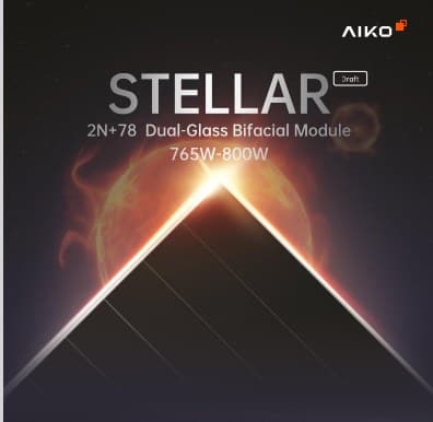 AIKO STELLAR 2N+78 Dual-Glass Bifacial